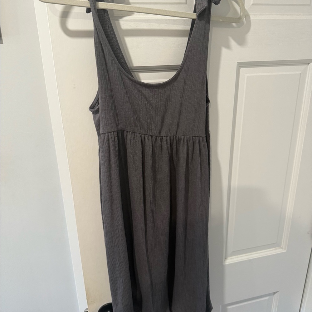 Wild Fable Textured Gray Tank Top